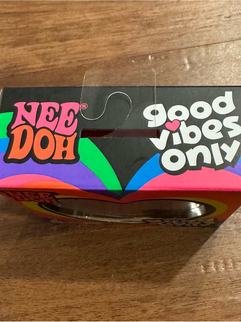 NeeDoh Pink Heart Squishy Toy - Stay Groovy - Picture 2 of 3